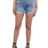 New 💯 All About Eve Murphy High Rise Shorts Denim In Blue 🛒