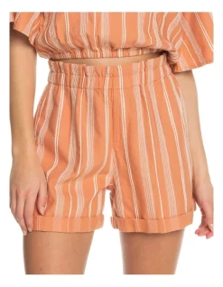 Buy 😀 Roxy Sweeter Place Viscose Shorts In Brown ✨