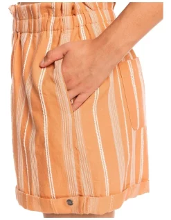 Buy 😀 Roxy Sweeter Place Viscose Shorts In Brown ✨ -shorts-casual Sales Store unnamed file 1059