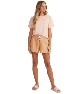 Discount ⭐ Roxy Lekeitio Beach Shorts In Brown 🎉 -shorts-casual Sales Store unnamed file 1157