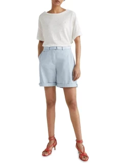 Discount 🔔 Tommy Hilfiger Cotton Twill Chino Short In Blue 🛒
