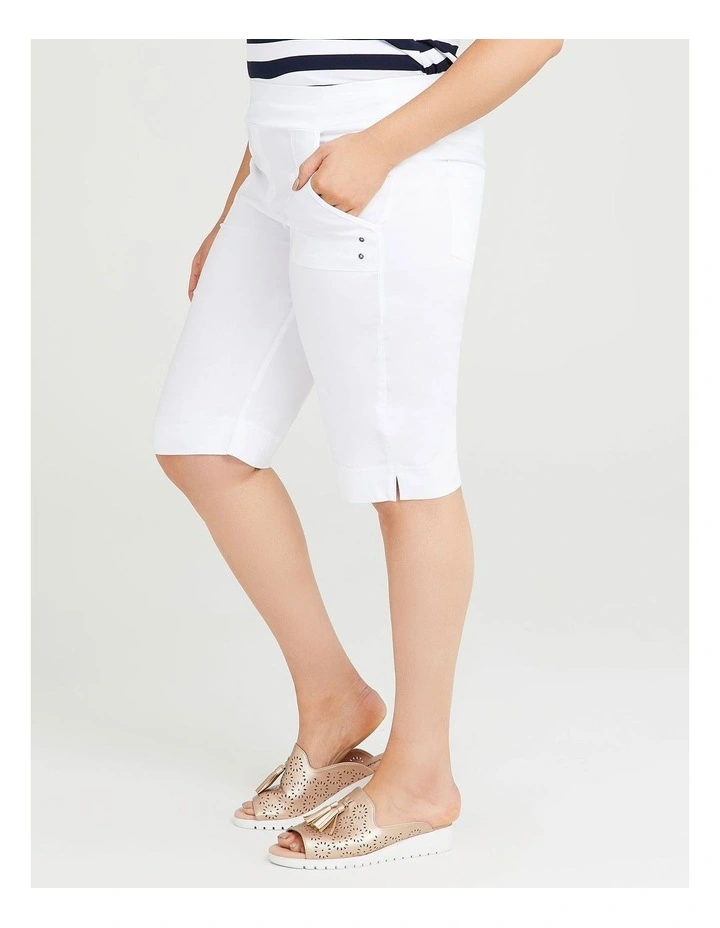 Discount 𧨠Taking Shape Coast Bamboo Trapeze Short In White π₯ 3 Discount 𧨠Taking Shape Coast Bamboo Trapeze Short In White π₯