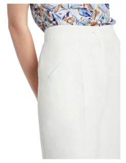 New 🤩 David Lawrence Elle Tailored Short In Ivory ⌛ -shorts-casual Sales Store unnamed file 1335