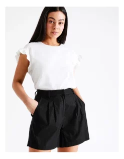 Best reviews of 💯 Tokito Tailored Linen Blend Shorts In Black ✔️