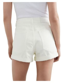 Cheapest π French Connection High Rise Denim Short In Ecru π 8 Cheapest π French Connection High Rise Denim Short In Ecru π -shorts-casual Sales Store unnamed file 1425