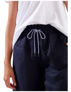 Hot Sale 🌟 Yarra Trail Easy Linen Short In Navy 🎁 -shorts-casual Sales Store unnamed file 1456