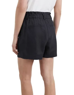 Wholesale 🎉 French Connection French Linen Relaxed Short In Black 😉 -shorts-casual Sales Store unnamed file 1485