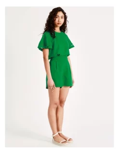 Best deal π₯ Piper Organic Linen Rich Relaxed Short In Green π