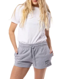 Top 10 🤩 Russell Athletic Yankee Short In Grey Marle 👏