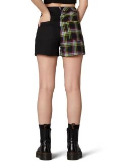 Cheapest 😉 Dangerfield Vivid Tartan Goth Shorts Multi 😀 -shorts-casual Sales Store unnamed file 1731