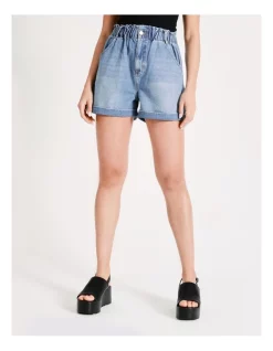 Discount π Miss Shop Recycled Blend Paperbag Denim Short In True Blue β 11 Discount π Miss Shop Recycled Blend Paperbag Denim Short In True Blue β -shorts-casual Sales Store unnamed file 1744