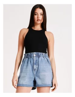 Discount π Miss Shop Recycled Blend Paperbag Denim Short In True Blue β 12 Discount π Miss Shop Recycled Blend Paperbag Denim Short In True Blue β -shorts-casual Sales Store unnamed file 1745