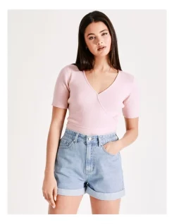 Buy ⌛ Miss Shop Recycled Blend Mom Cuffed Denim Short In Antique Blue 🌟