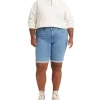 Brand new 🌟 Levi's Curve Shaping Bermuda Denim Shorts In Blue 👏