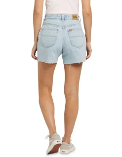 Discount ⭐ Riders By Lee Girlfriend Short In Blue 😉 -shorts-casual Sales Store unnamed file 1950