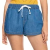 Deals 🧨 Roxy New Impossible Denim Shorts In Blue 🛒