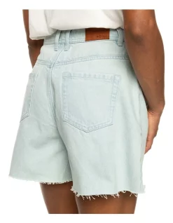 Best deal 🌟 Roxy Morning Splendour Mid Denim Bermuda Shorts In Blue 🛒 -shorts-casual Sales Store unnamed file 2033