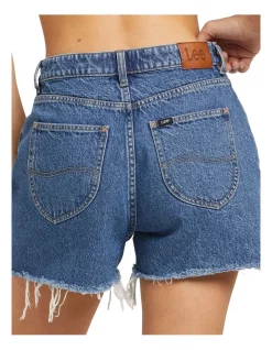 Best deal 🔥 Lee High Relaxed Short In Indigo 🌟 -shorts-casual Sales Store unnamed file 2111