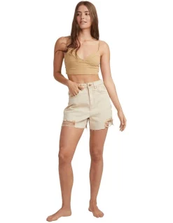 Best Sale 😍 Billabong Be You Eco Denim Shorts In Beige 🔥 -shorts-casual Sales Store unnamed file 2156