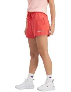 Top 10 🌟 Champion Logo Jersey Short In Red 😍