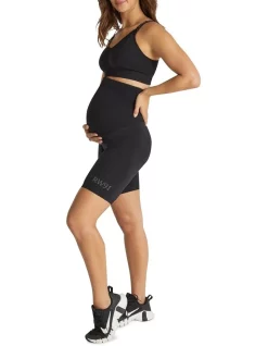 Buy 🔔 Rockwear Maternity Quad Seamless Short In Black 🌟