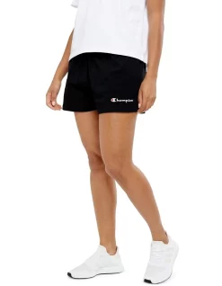 Hot Sale 🔔 Champion C Logo Jersey Shorts Black ⌛