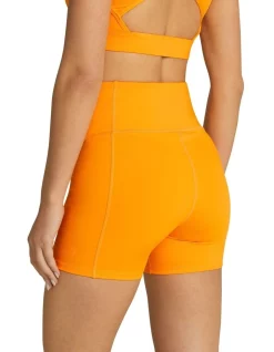 Coupon 🤩 Rockwear Blaze Pocket High Rise Bike Shorts In Orange 😍 -shorts-casual Sales Store unnamed file 2371