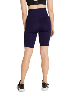 Outlet 😍 Rockwear Textured High Rise Pocket Bike Shorts In Navy 🔔 -shorts-casual Sales Store unnamed file 2599