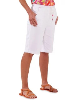 Best Sale 😉 Yarra Trail Relaxed Short In White 😍 -shorts-casual Sales Store unnamed file 261