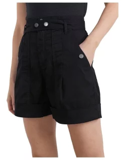Best Sale 🔥 French Connection Utility High Waist Short In Black 🛒