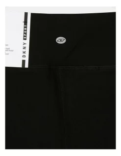 Best Pirce 😍 DKNY Sport Distressed Crackle Logo Bike Short In Black/Aqua ✔️ -shorts-casual Sales Store unnamed file 2783