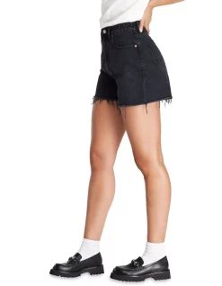 Flash Sale ❤️ Lee High Relaxed Short In Black Theory 🌟 -shorts-casual Sales Store unnamed file 28