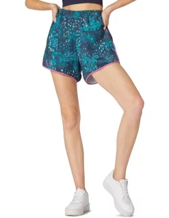 Promo π L'URV Leafy Green Printed Shorts Navy π₯