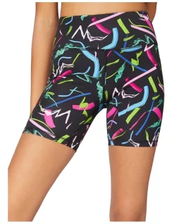 Budget 💯 L'URV Twist Printed Bike High-Waisted Shorts Multi 🥰 -shorts-casual Sales Store unnamed file 2963