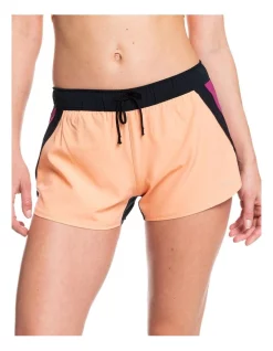 Buy 😉 Roxy Sunset Cassette Workout Shorts Cantaloupe 🛒