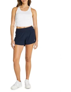 Budget 🧨 Rockwear Tribal Mesh Panel Run Short In Navy ⭐