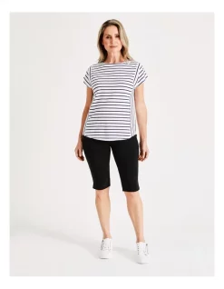 Wholesale ✔️ Regatta Wardrobe Staple Stretch Pedal Pusher In Black 🧨 -shorts-casual Sales Store unnamed file 324