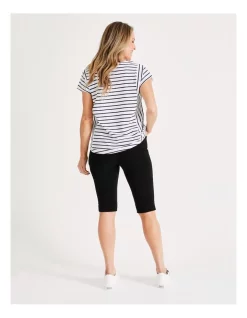 Wholesale ✔️ Regatta Wardrobe Staple Stretch Pedal Pusher In Black 🧨 -shorts-casual Sales Store unnamed file 325