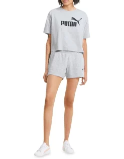 Best reviews of 🔔 PUMA Essential 4" Sweat Tr Heather Shorts Light Grey 🥰 -shorts-casual Sales Store unnamed file 3300
