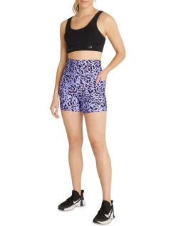New 💯 Rockwear High Rise Pocket Bike Shorts In Purple 🎉