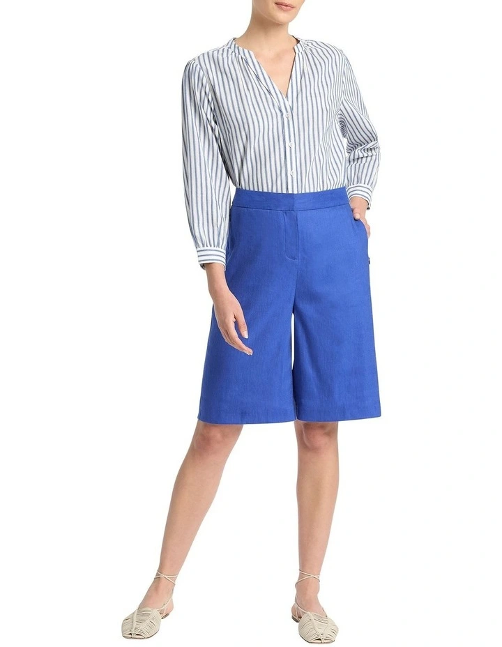 Promo π₯° David Lawrence Helene Linen Short In Azure β€οΈ 4 Promo π₯° David Lawrence Helene Linen Short In Azure β€οΈ - Image 2