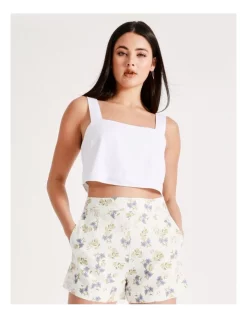 Outlet ✨ Miss Shop Linen Tailored Short In Lemon Flower Print ✨ 13 Outlet ✨ Miss Shop Linen Tailored Short In Lemon Flower Print ✨ -shorts-casual Sales Store unnamed file 451