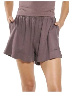 Wholesale 👏 Thrills Hemp Lounge Short In Plum 😀
