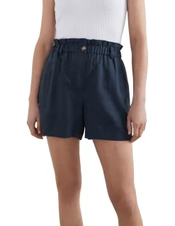 Best reviews of ๐ French Connection French Linen Relaxed Short In Navy โ