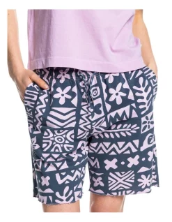 Outlet 🎁 Quiksilver Sunny City Tracksuit Shorts Vintage Indigo Tropical Trip ⌛ -shorts-casual Sales Store unnamed file 604