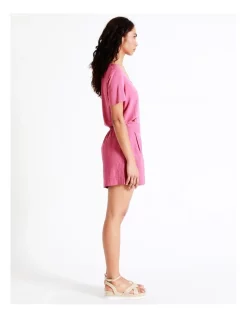 Discount 🎁 Piper Organic Linen Rich Relaxed Short In Pink 🔔 -shorts-casual Sales Store unnamed file 78
