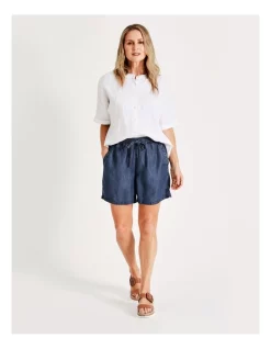 Deals π― Regatta Sustainable Lyocell Elastic Waist Short With Functional Waist Tie In Indigo π₯°