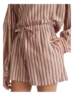 Best Sale 🔔 Seed Heritage Stripe Voile Tie Short 👏